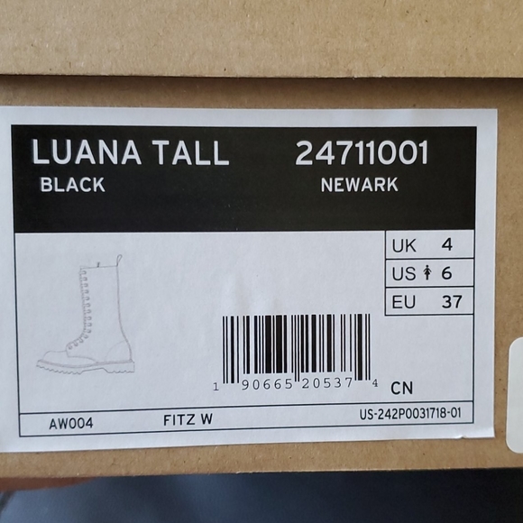 Dr martens tall combat black leather boot sz 6 - Picture 13 of 15